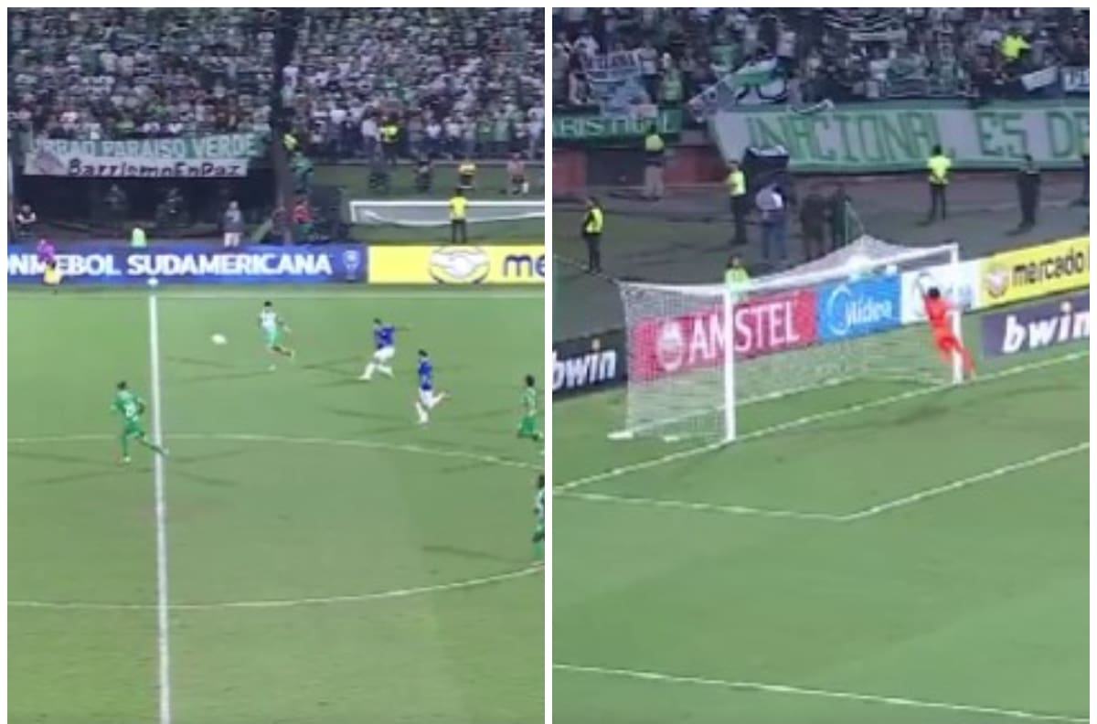 VIDEO | Desde mitad de cancha: el golazo del Tucu Contreras que impactó a todos en Copa Sudamericana