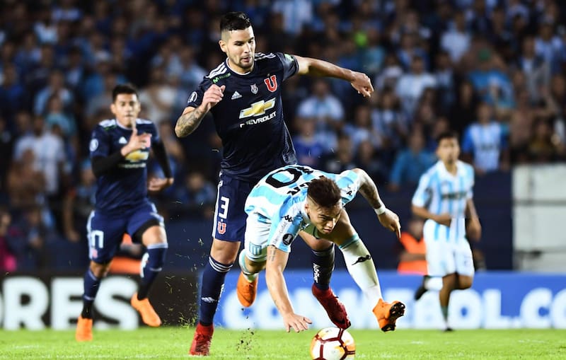 “Me ‘comí’ a Lautaro Martínez en Copa Libertadores con la U, ¿cómo no voy a poder retomar mi nivel y encontrar equipo?”. Foto. Conmebol.
