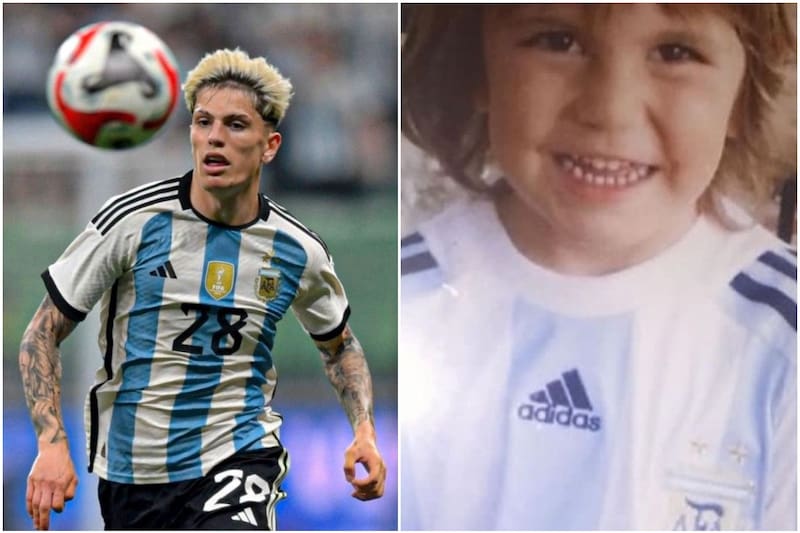 El delantero cumplió su sueño de debutar con la Selección Argentina