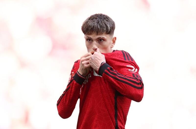 Alejandro Garnacho, delantero de Manchester United