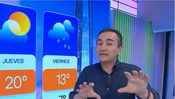 Alejandro Sepúlveda por lluvia en la RM: “No es un sistema frontal, no es un río atmosférico. Es desordenado y se presenta por zonas, por lo que no tenemos certeza del pronóstico”