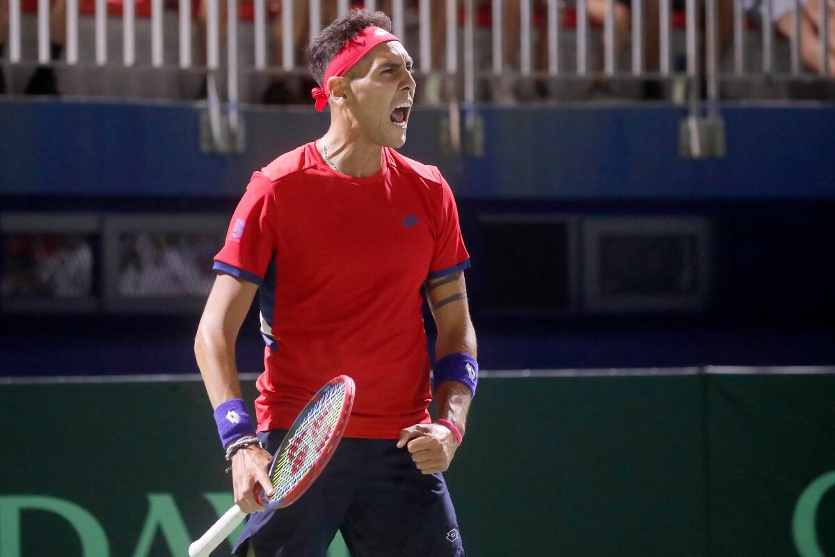 le dio el triunfo a Chile ante Perú por Copa Davis.