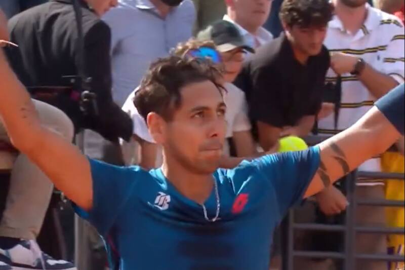 cerró con un ace su compromiso en cuartos de final del Masters 1000 de Roma.