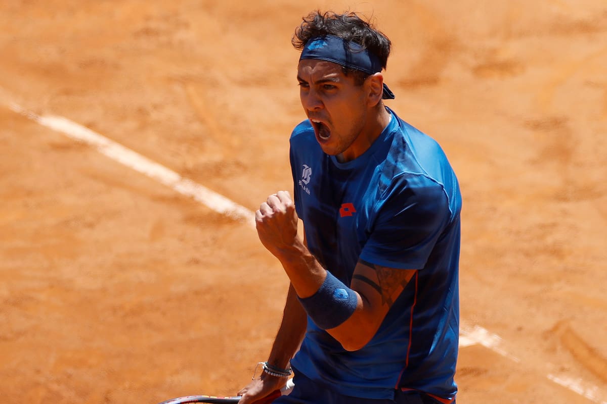 El chileno nunca olvidará su victoria ante Djokovic en Roma. Foto: EFE.