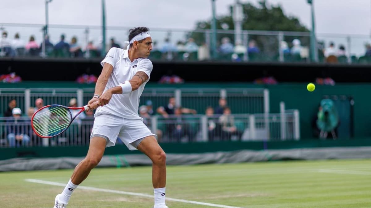 Paso fugaz: Alejandro Tabilo perdió ante un qualy en el ATP 500 de Londres