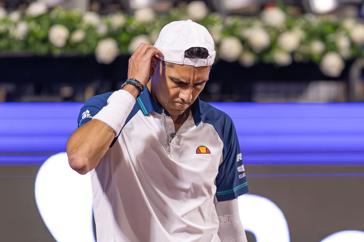 El tenista chileno cayó en primera ronda del ATP de Munich. Foto: Felipe Escobedo / En Cancha