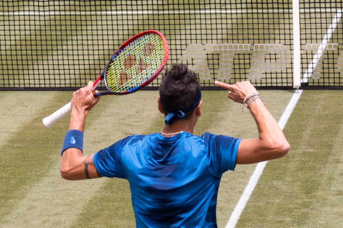Alejandro Tabilo va por la doble corona en el ATP de Mallorca. EFE.