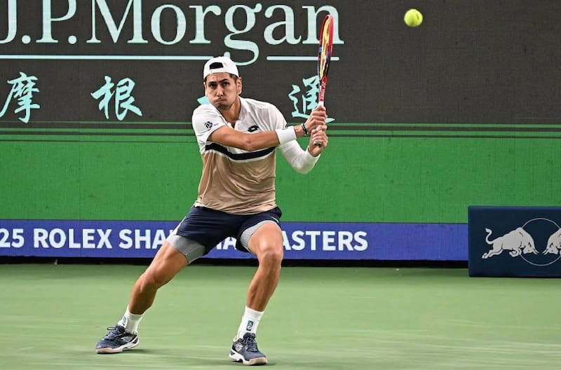 El nacional se despidió en dos sets del Masters 1000 de Shangai. Foto: Team Chile
