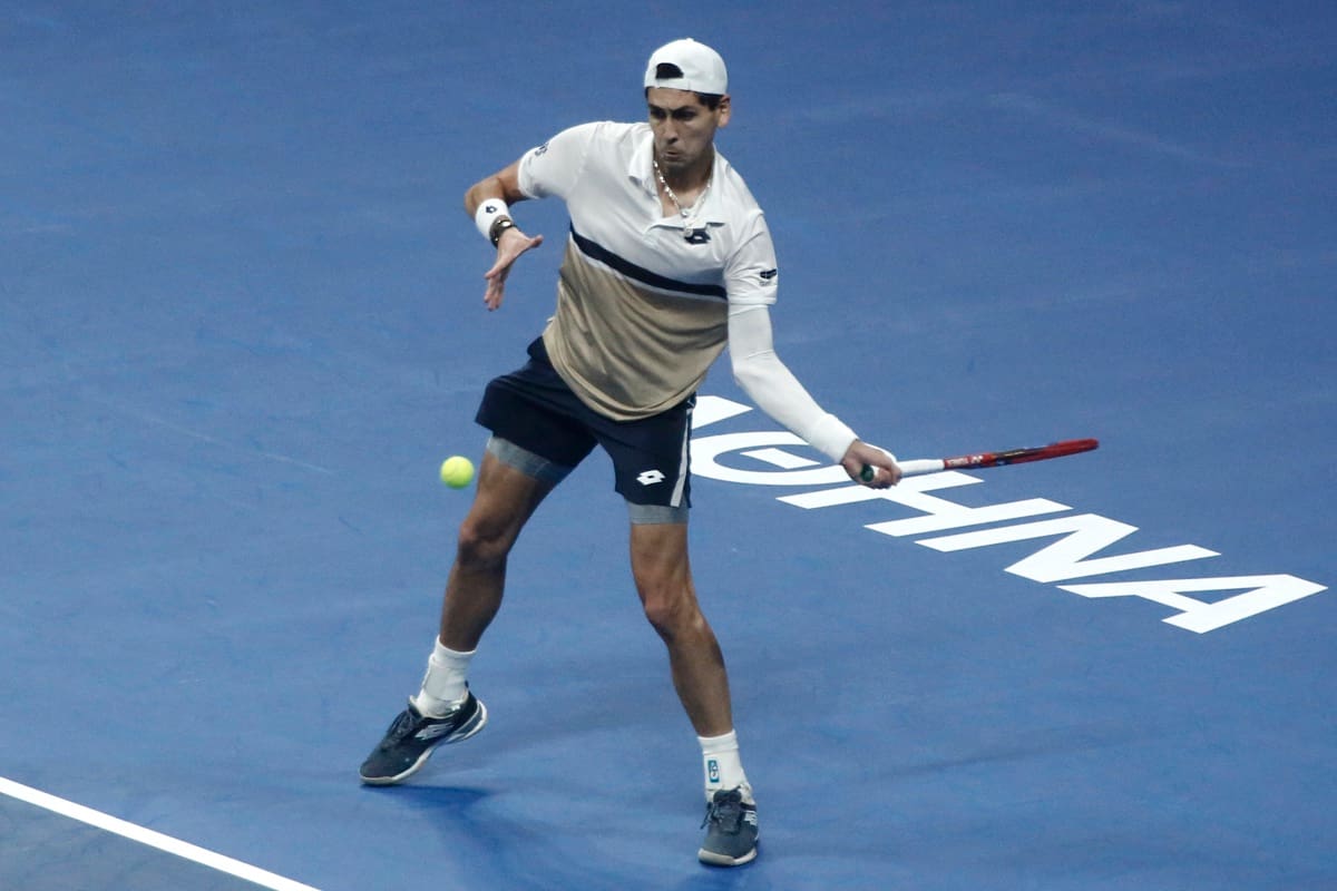 El chileno perdió por primera vez contra Djokovic. EFE