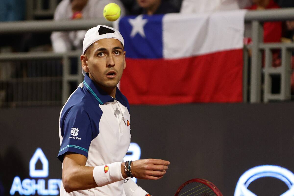 El chileno cayó en el Chile Open. Foto: Agencia Aton.