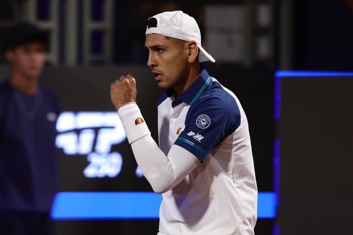 El tenista chileno enfrentará por primera vez en su carrera a Daniil Medvedev. Foto: Agencia Aton.