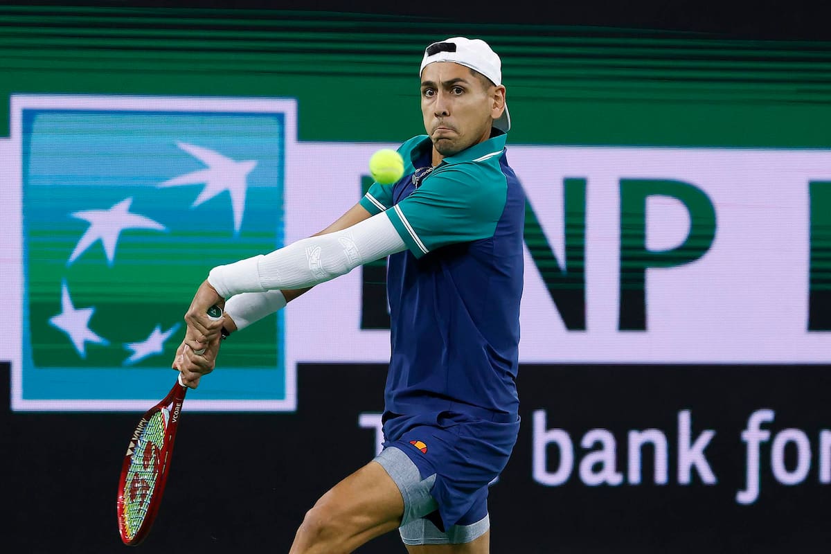 Alejandro Tabilo está en tercera ronda del Masters de Miami. EFE