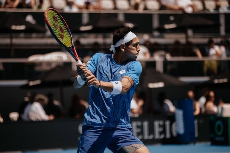 en el ATP de Auckland. Foto: @ASB_Classic.
