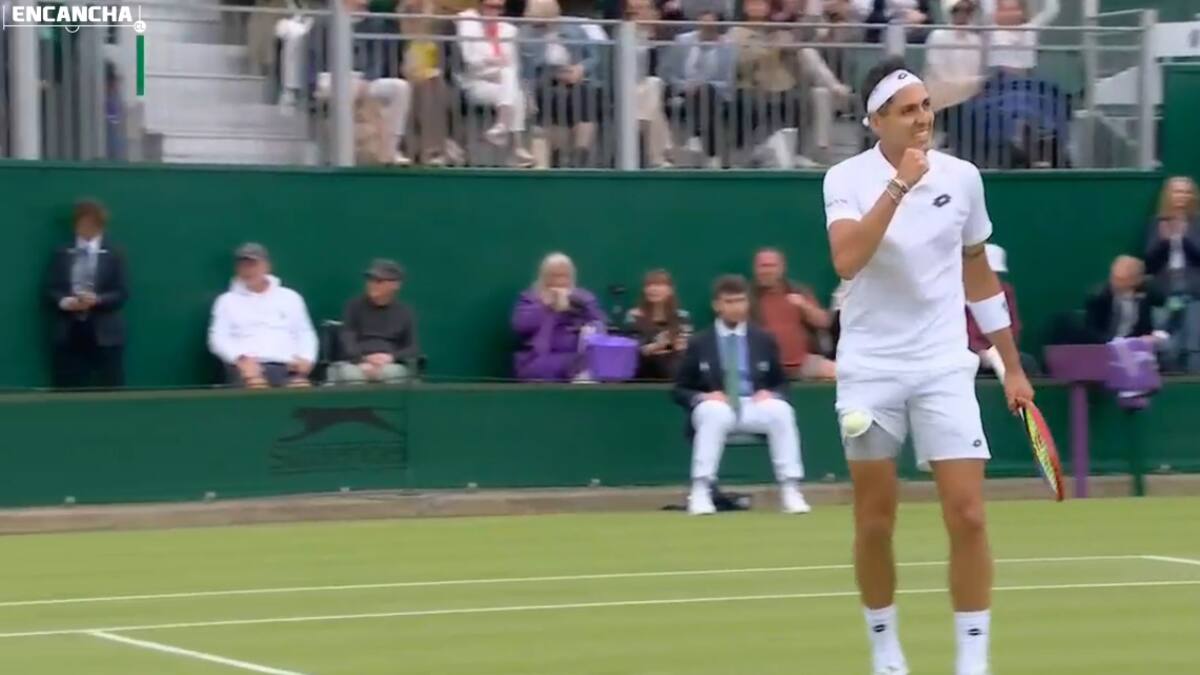 VIDEO | El saque ganador que le dio el triunfo a Tabilo en la primera ronda de Wimbledon