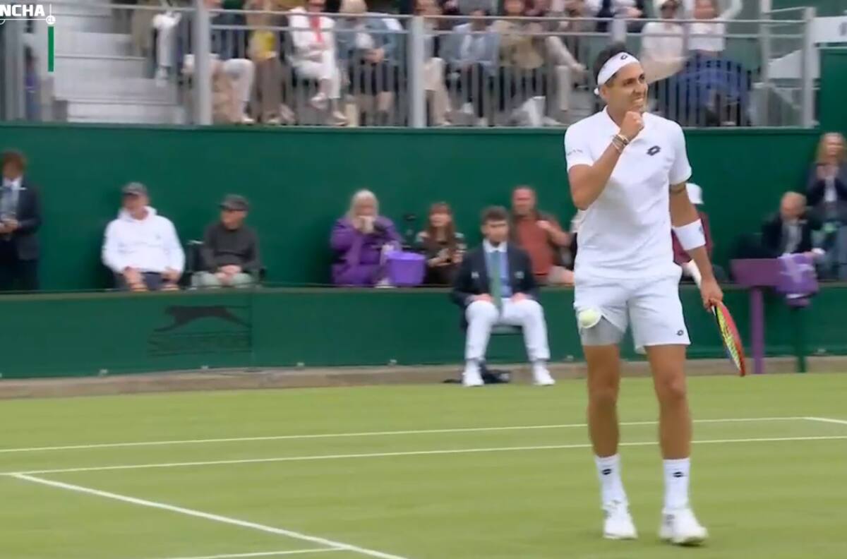 VIDEO | El saque ganador que le dio el triunfo a Tabilo en la primera ronda de Wimbledon
