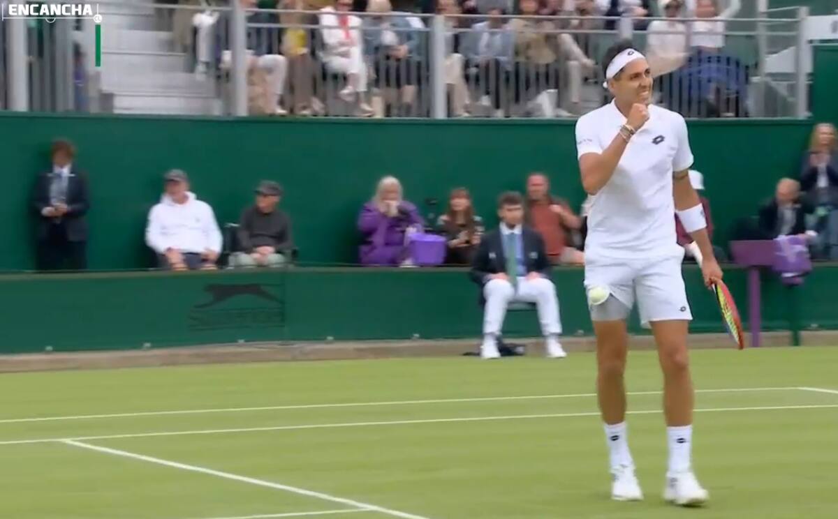 Tabilo ganó en su debut en Wimbledon.