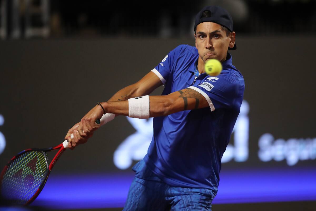 frente a Federico Coria en el Chile Open.