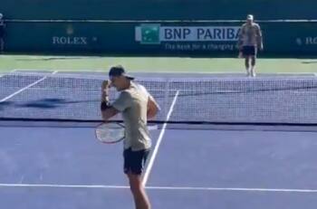VIDEO | El match point con que Alejandro Tabilo venció a Pavel Kotov en la primera ronda de Indian Wells
