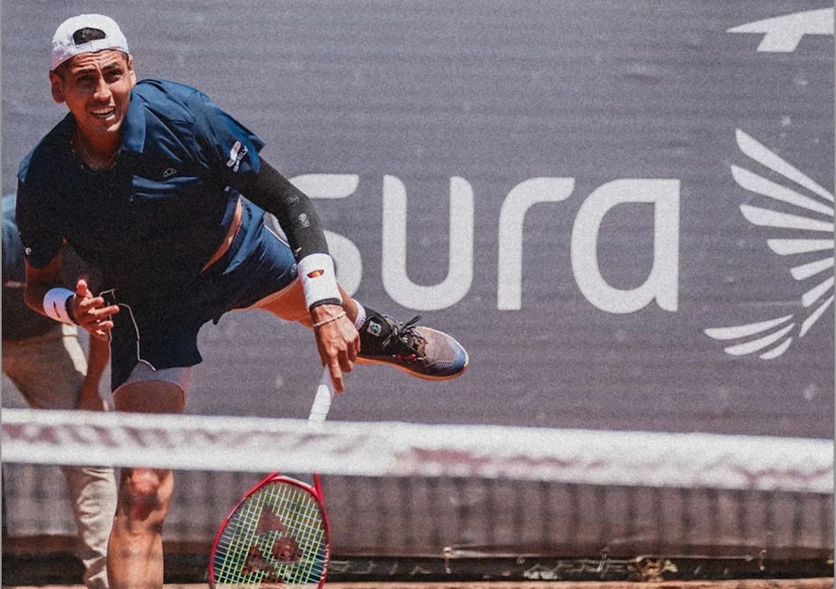 El chileno se instaló en la final del Challenger de Concepción. Foto: Instagram @legionsudam