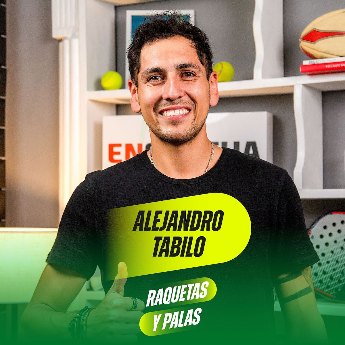 Alejandro Tabilo en Raquetas y Palas