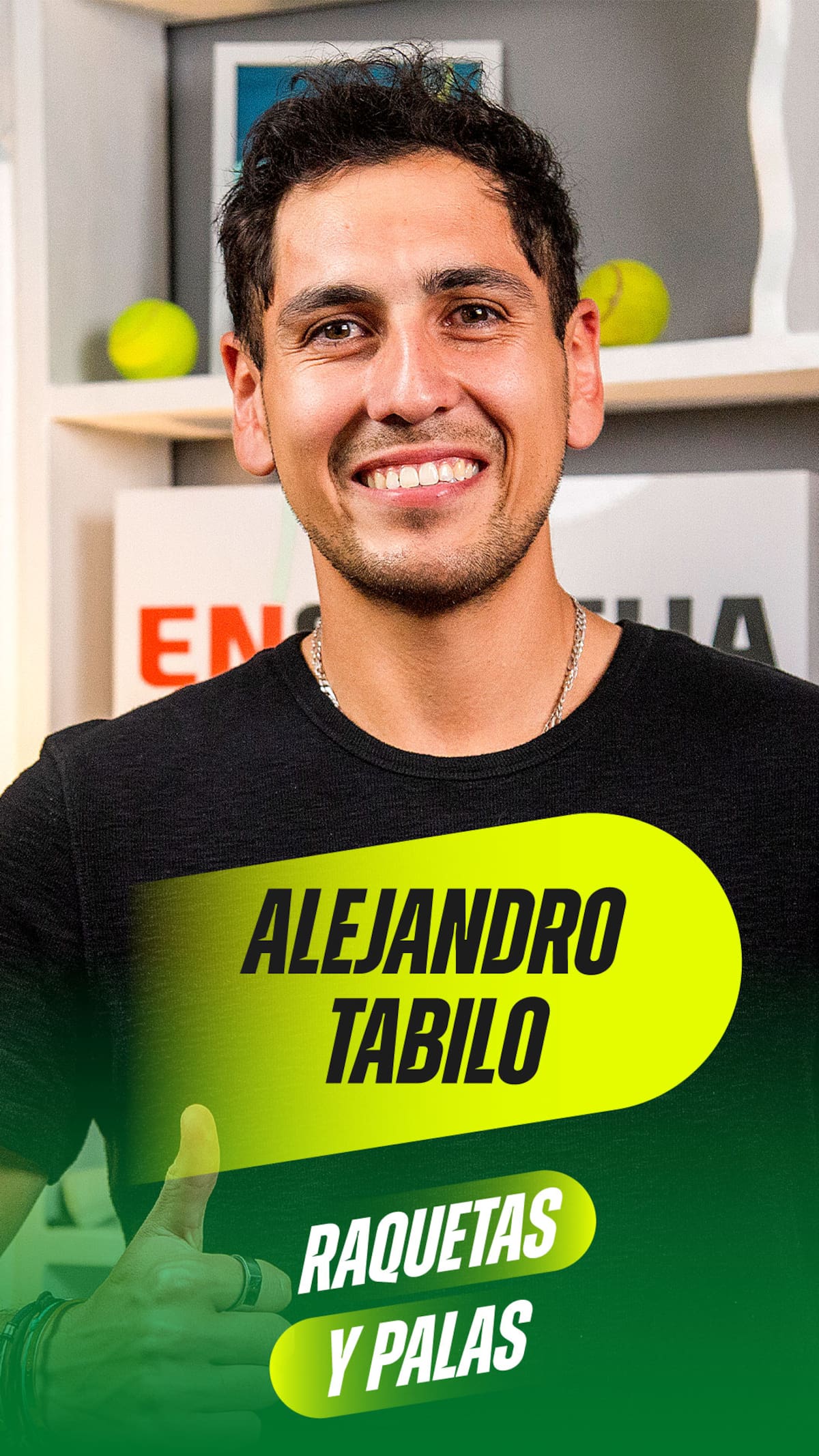 Alejandro Tabilo en Raquetas y Palas