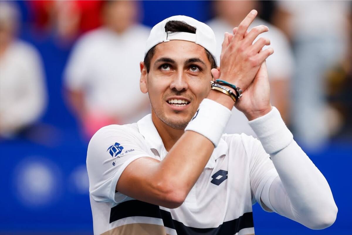 El número uno chileno quiere seguir ganando en China. Foto: Instagram @chengduopentennis.