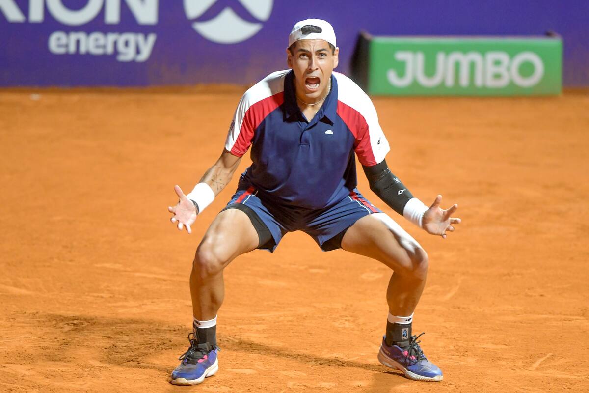 El chileno va en busca de las semifinales del ATP de Buenos Aires. Foto: Agencia Aton.