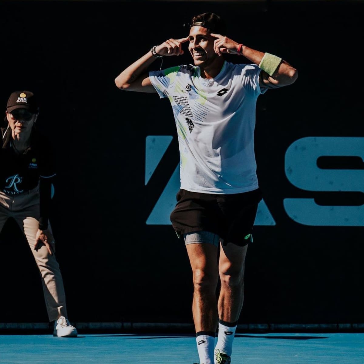 El tenista chileno se metió en la gran final del ATP 250 de Auckland. Foto: ATP Auckland.