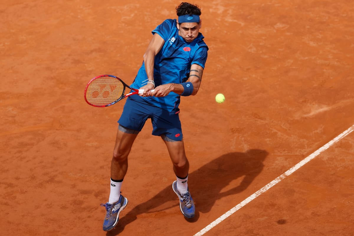 El chileno busca avanzar a segunda ronda del Masters 1000 de Roma. Foto: Aton.