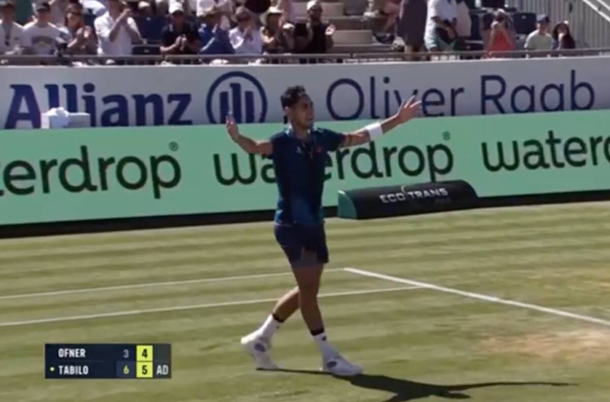 VIDEO | ¡Tremendo! El match point con que Alejandro Tabilo levantó el ATP de Mallorca