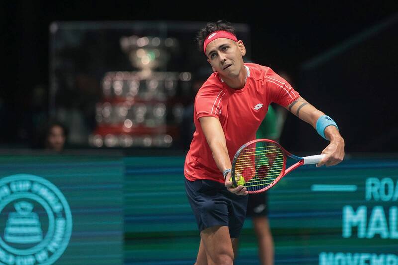 Alejandro Tabilo, Copa Davis. Luis Sevilla / @revesfotografico