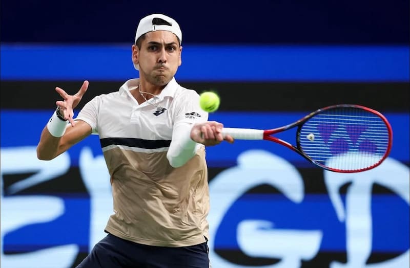Alejandro Tabilo en el ATP de Chengdu. Foto: Team Chile
