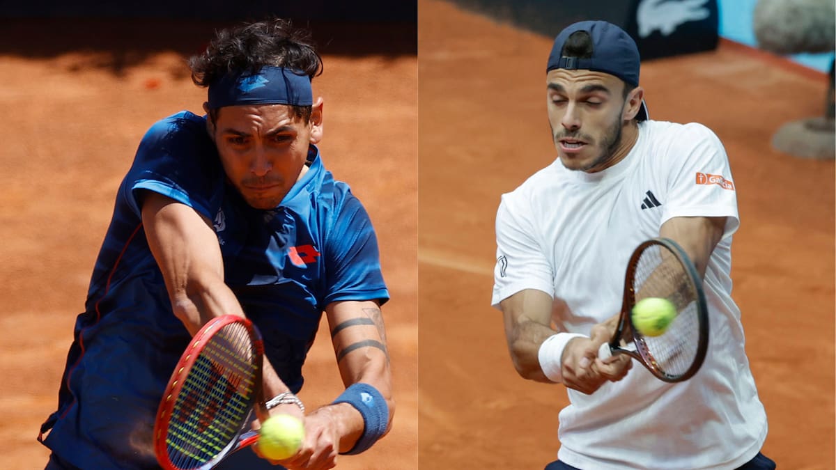 Alejandro Tabilo vs. Francisco Cerúndolo: hora y dónde ver al chileno en el Masters 1000 de Roma