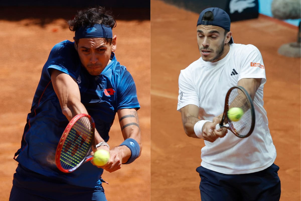 Se miden este viernes por tercera vez, ahora en el Masters 1000 de Roma. Foto: Aton y EFE.
