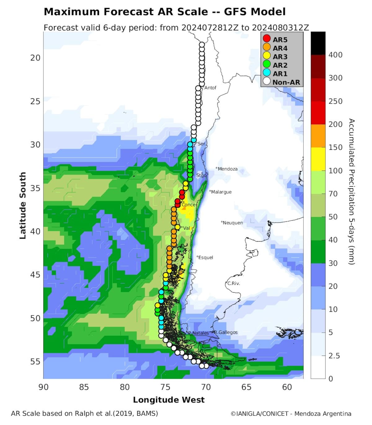 Así se ve el pronóstico de este frente.