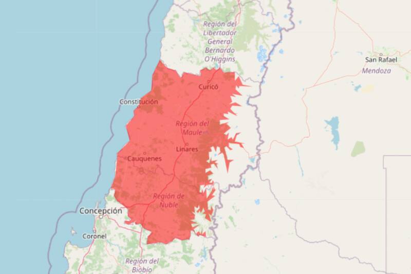 Estas son las zonas que se verán mayormente afectadas por el paso del nuevo sistema frontal en las próximas horas.