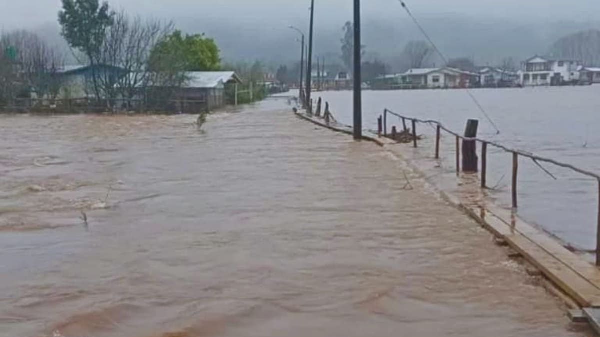 VIDEO | Alerta Roja en Arauco: Senapred ordena evacuación inmediata por desborde de río Pichilo