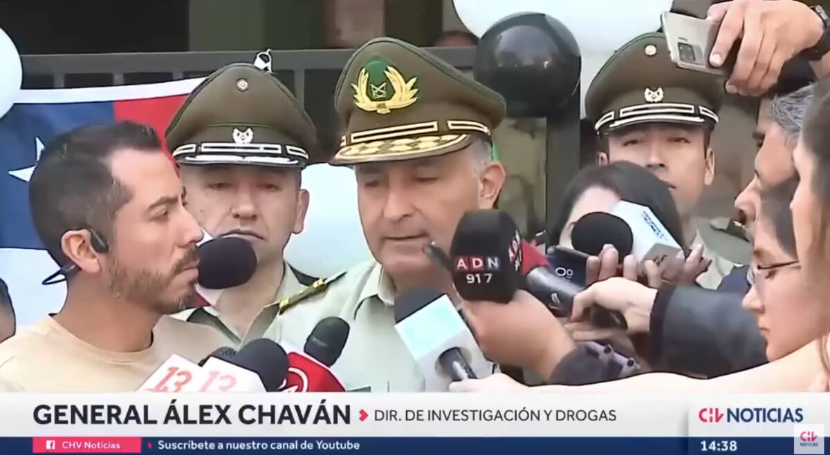El general de Carabineros que solicitó a Paulina de Allende Salazar abandonar el punto de prensa / CHV