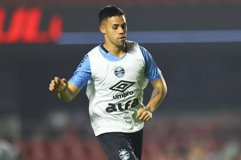 fue suplente en el empate de Gremio ante Vasco da Gama. Foto: Instagram Grêmio.