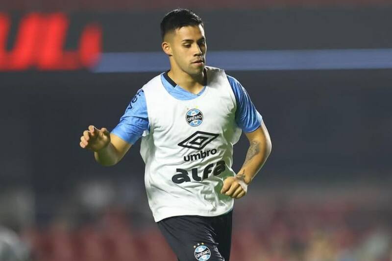 jugó en la caída de Grêmio ante CSA, por la tercera ronda de la Copa do Brasil. Foto: Instagram Grêmio.