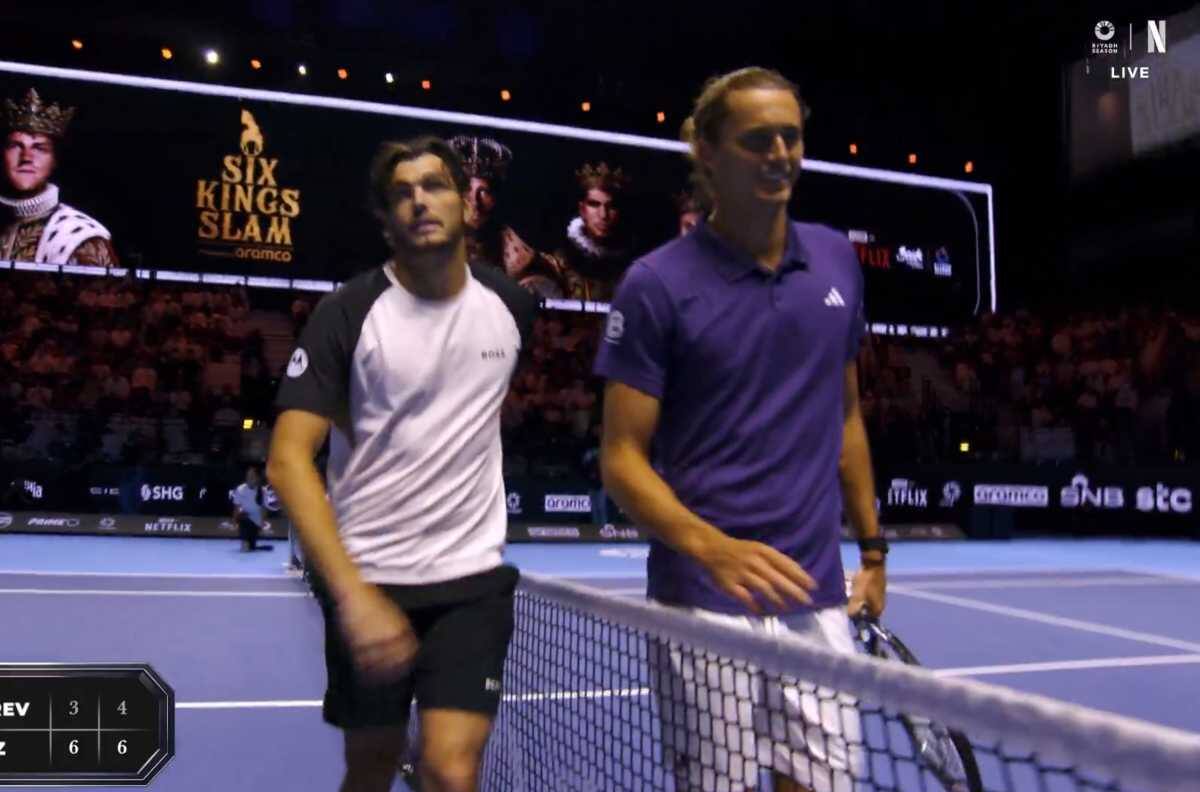 Petrodólares en el tenis: Zverev perdió en el Six Kings Slam y ganó más dinero que Vacherot en Shanghái