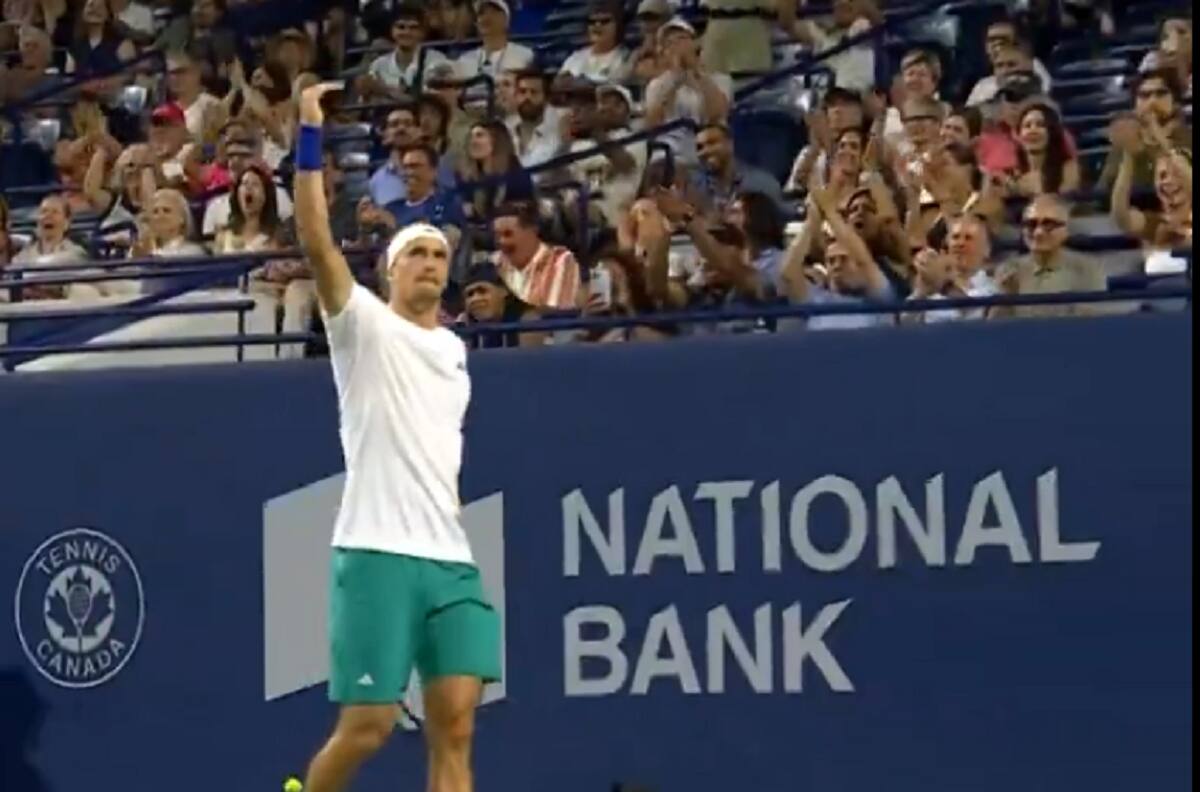 Aseguran que este es el mejor peloteo del año en el tenis: duró un minuto y medio