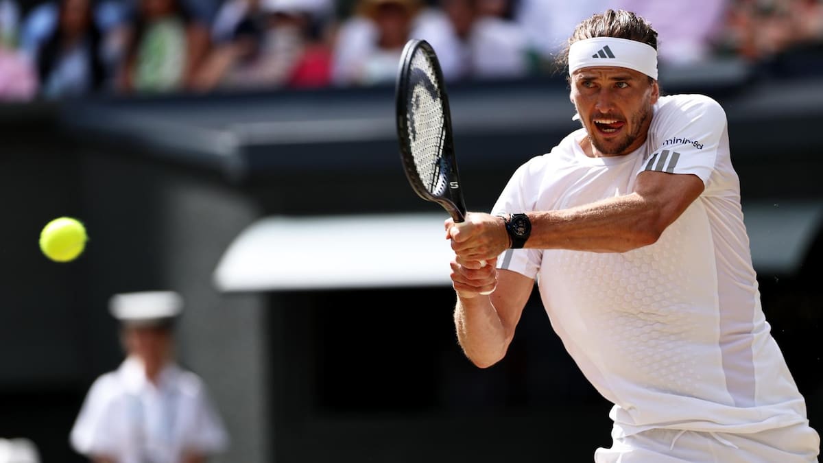 En su mejor momento: Alexander Zverev alcanza la final de Wimbledon y es el nuevo número 2 del mundo