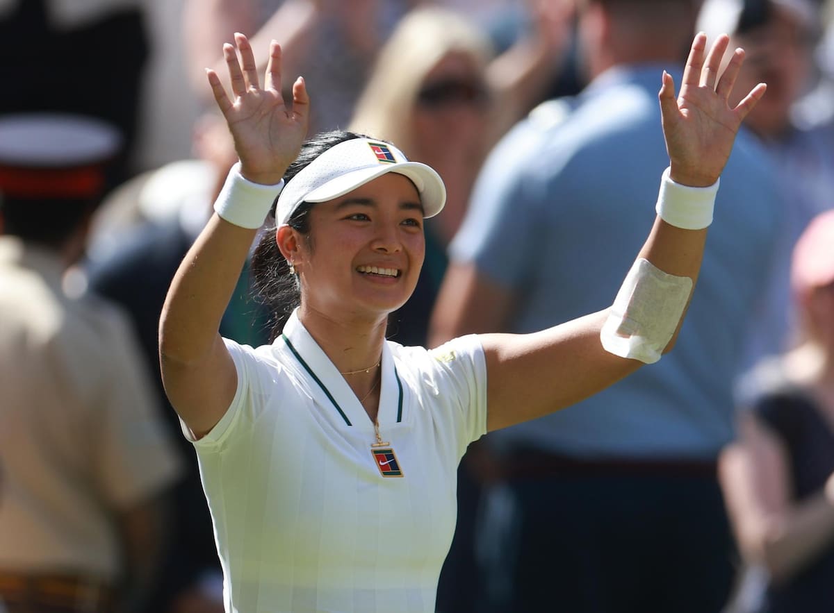 La filipina dejó atrás a la campeona defensora de Wimbledon.