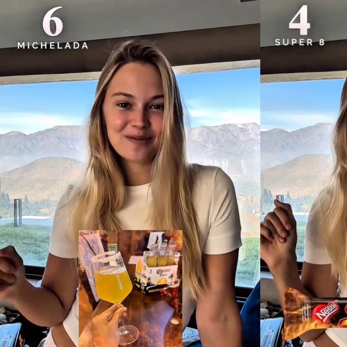 Probó hasta la piscola: pareja de Alexis Sánchez remeció las redes con sus notas a la comida chilena