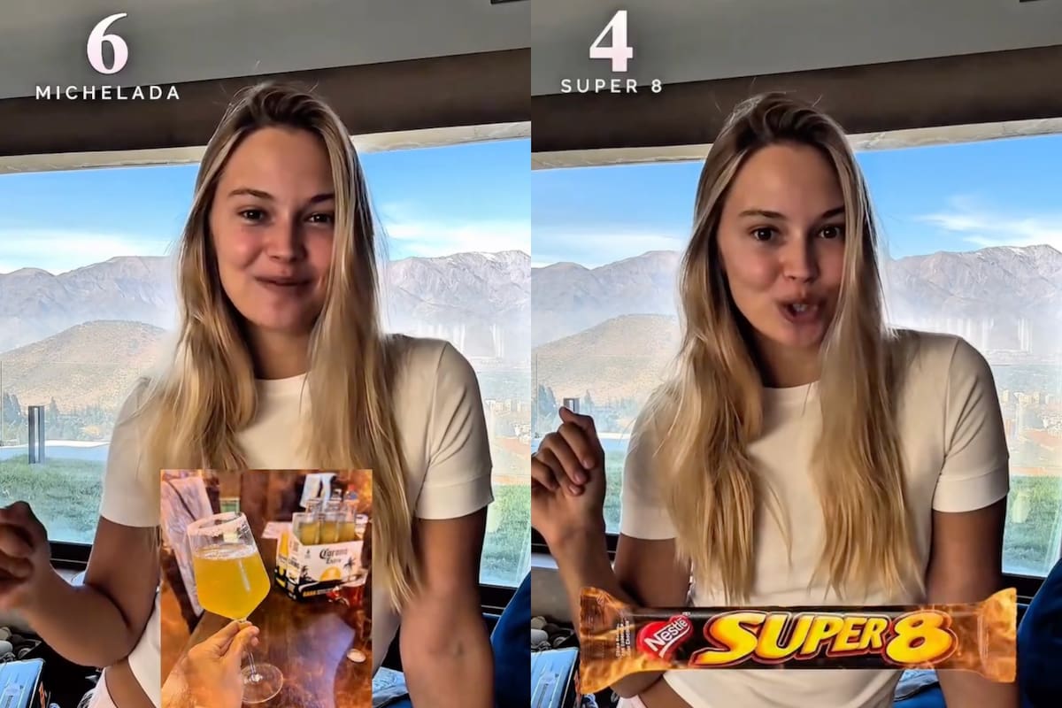 La pareja de Alexis Sánchez puntuó la gastronomía chilena.