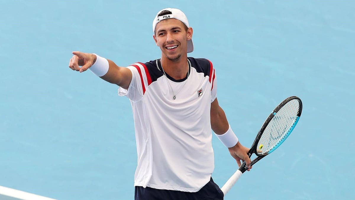 Alexei Popyrin, rival de Nicolás Jarry en el Masters 1000 de París-Bercy.