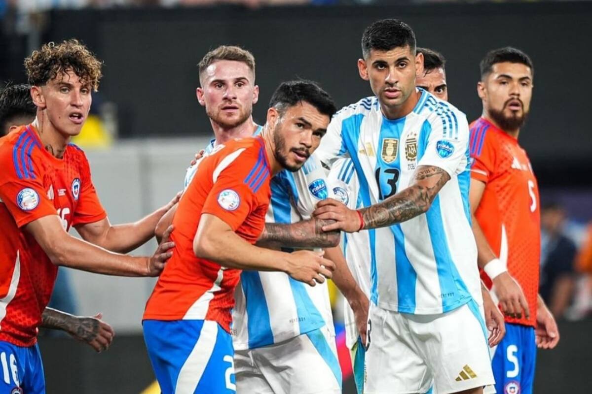 La Roja frente a Argentina por Copa América 2024.