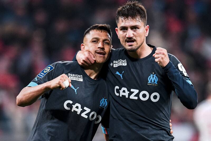 Alexis Sánchez todavía no define su continuidad (Foto: OM_Officiel, Twitter)