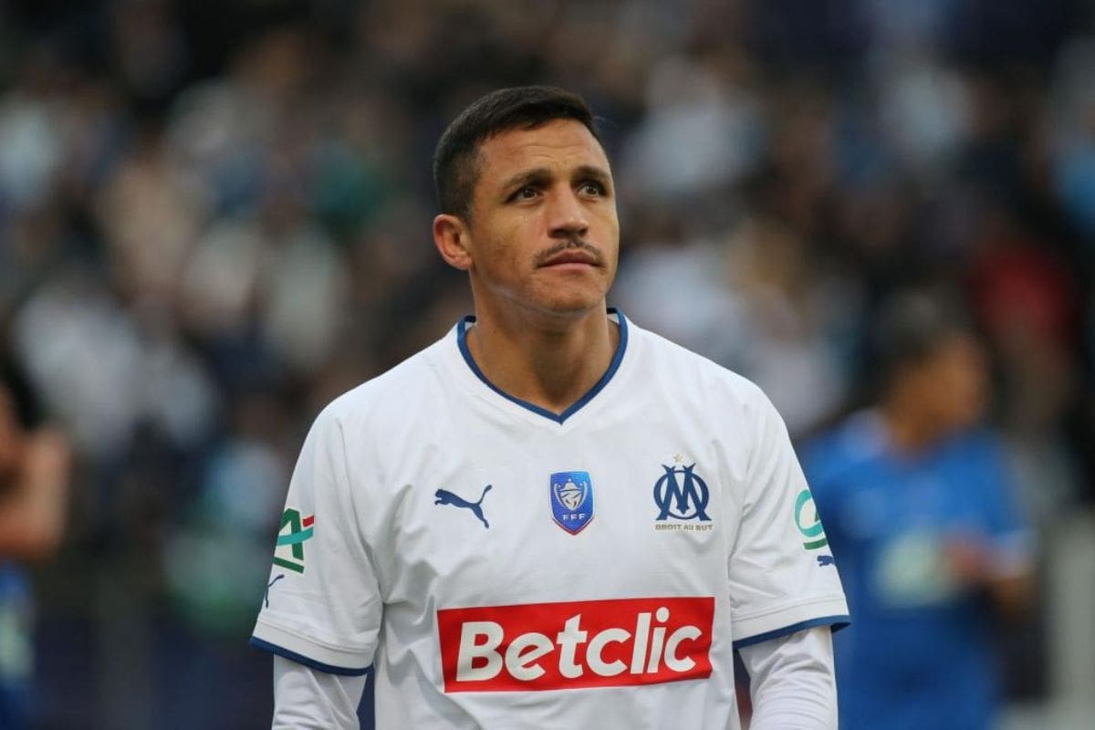 El chileno en su brillante paso por Marsella.